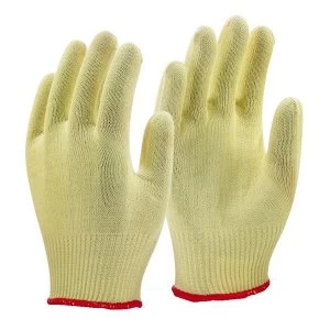 Click KutStop KGLW Large Size 9 Kevlar Lightweight Protective Gloves Yellow