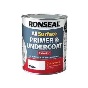 Ronseal All Surface Primer & Undercoat Exterior White 750ml