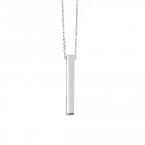 Sterling Silver Personalised Bar Necklace N4381