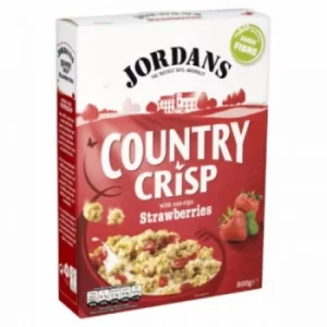 Jordans Country Crisp Strawberry Clusters 500g (6 minimum)