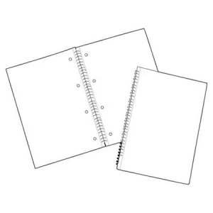 5 Star Value A4 Wirebound Notebook Ruled 100 Pages Pack of 10