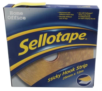 Sellotape Sticky Hook Strip 12m