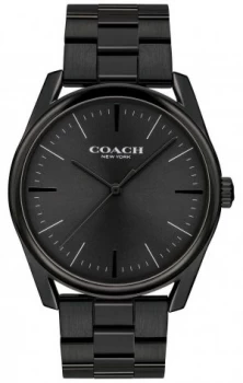 Coach Mens Modern Luxury Black Stainless Steel 14602403 Watch