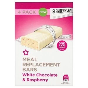 White Chocolate and Raspberry Meal Replacement Bar 4x 56g