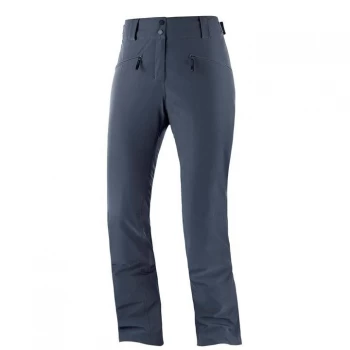 Salomon Edge Ski Pants Womens - Grey