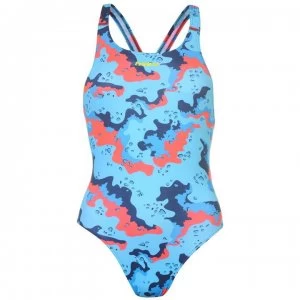 Maru Vault Back Swimming Costume Ladies - Mercury Rising