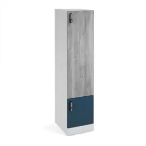 Flux 1700mm high lockers with two doors (larger upper door) - RFID lock