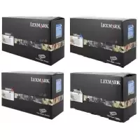 Lexmark 24B582 Return Program Black & Colour Toner Cartridge 4 Pack (Original)