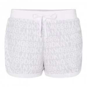 DKNY AOP Towel Shorts - 031 GREY PRT