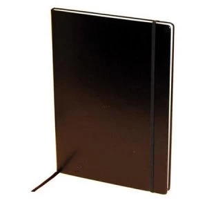 Silvine Executive A4 Notebook Soft Feel 160 Pages Black