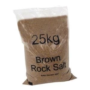 Dry Brown Rock Salt 25kg Pack of 20 384072
