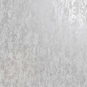 Holden Decor Industrial Textured Grey Metallic Wallpaper