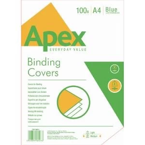 Fellowes Apex Leatherboard Cover Blue A4 6501101