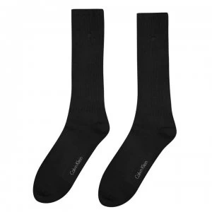 Calvin Klein Calvin 2 Pack Boot Socks Mens - Black