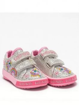 Lelli Kelly Baby Girls Abigail Unicorn Strap Shoes - Silver Glitter