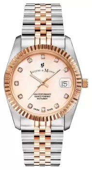 Jacques Du Manoir NRO.37 Inspiration 36mm Rose Gold Dial Watch