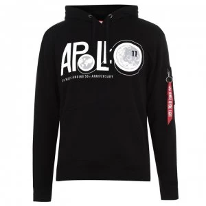 Alpha Industries Apollo 11 Anniversary Hoodie - Black 03