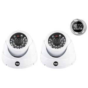 Yale Easy Fit HD720p Dome Camera - Twin Pack