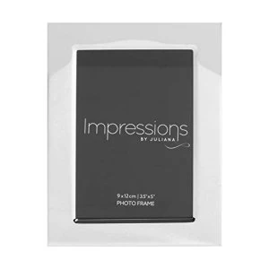 3.5" x 5" - Impressions Silver Plated Photo Frame