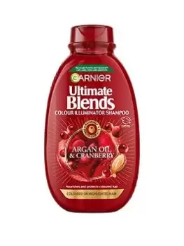 Garnier Garnier Ultimate Blends Argan & Cranberry Protecting And Illuminating Vegan Shampoo For Coloured Hair 400Ml