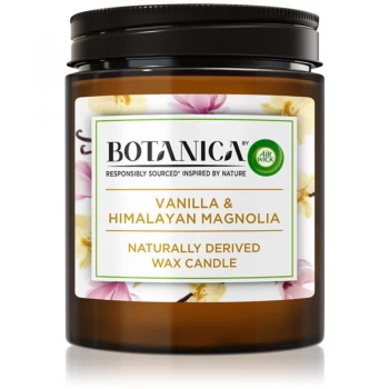 Air Wick Botanica Vanilla & Himalayan Magnolia decorative candle 205 g