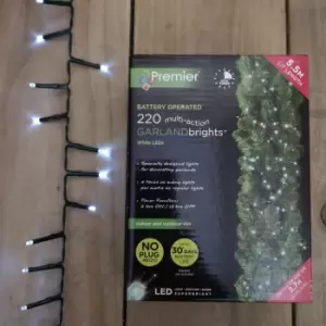 220 LED Premier Christmas Garland Brights For 2.7M Garland - Cool White