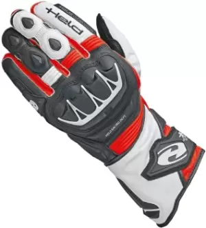 Held Evo-Thrux II Motorcycle Gloves, black-red, Size S M, black-red, Size S M