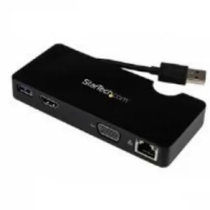 StarTech Universal USB 3.0 Laptop Mini Docking Station With HDMI Or VIDA Gigabit Ethernet USB 3.0