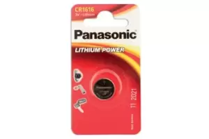 Panasonic Coin Cell Battery CR1616 3v 12 x 1 Cards Connect 30659