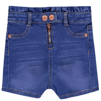 Firetrap Denim Shorts Infant Girls - Bright Blue