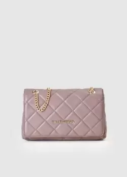 Valentino Bags Womens Ocarina Large Quilted Shoulder Bag In Taupe