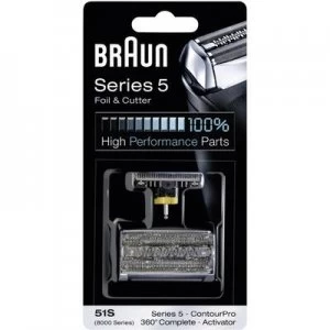 Braun 51S Foil and cutter Silver 1 Set