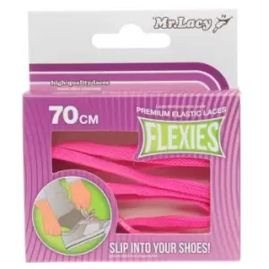 Mr Lacy Flexies Elastic Laces - Pink