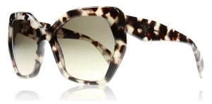 Prada 16Rs Sunglasses Sand/dark brown tortoiseshell UAO3D0