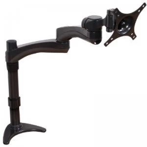Double Arm Flat Screen Desk Mount For Screens Up To 24" Max Weigh