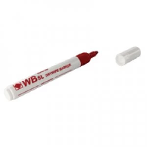 Nice Price Red Whiteboard Markers Chisel Tip Pack of 10 WX26037