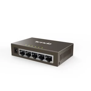 Tenda TEG1005D Gigabit Ethernet (10/100/1000) Grey network switch UK Plug