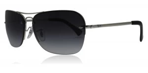 Ray-Ban 3541 Sunglasses Silver / Black 003/8G 61mm
