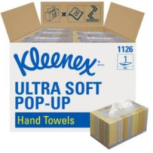 Kleenex Hand Towels Ultra Soft Pop Up 1 Ply Pieces of 70 Sheets