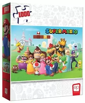Super Mario: Mushroom Kingdom Jigsaw Puzzle - 1000 Pieces