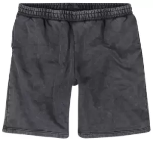 Urban Classics Heavy sand-washed leisurewear shorts Shorts black