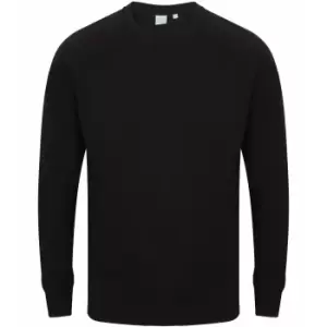 Skinni Fit Unisex Slim Fit Sweatshirt (M) (Black)