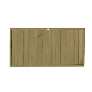 Forest Garden Pressure Treated Tongue & Groove Vertical Fence Panel - 6 x 3ft Pack of 4