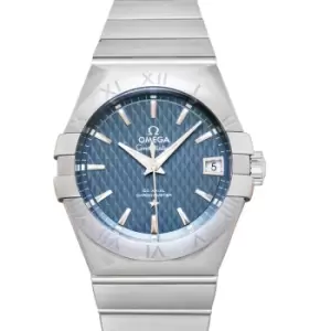 Constellation Automatic Blue Dial Stainless Steel Mens Watch