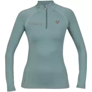 Aubrion Ladies Team Long Sleeve Base Layer - Green