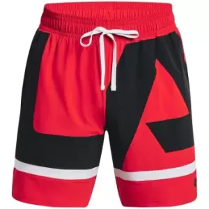 Under Armour Armour Baseline Woven 7" Shorts Mens - Red