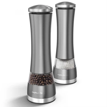 Morphy Richards Accents Electric Salt and Pepper Mills - Titanium