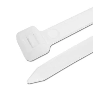 BQ White Cable Ties L100mm Pack of 50
