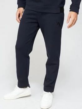 Armani Exchange Vertical Embroidered Logo Jogging Pants Navy Size XS Men