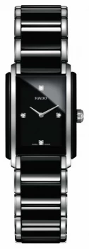 RADO Integral Diamonds High-Tech Ceramic Square Dial Watch